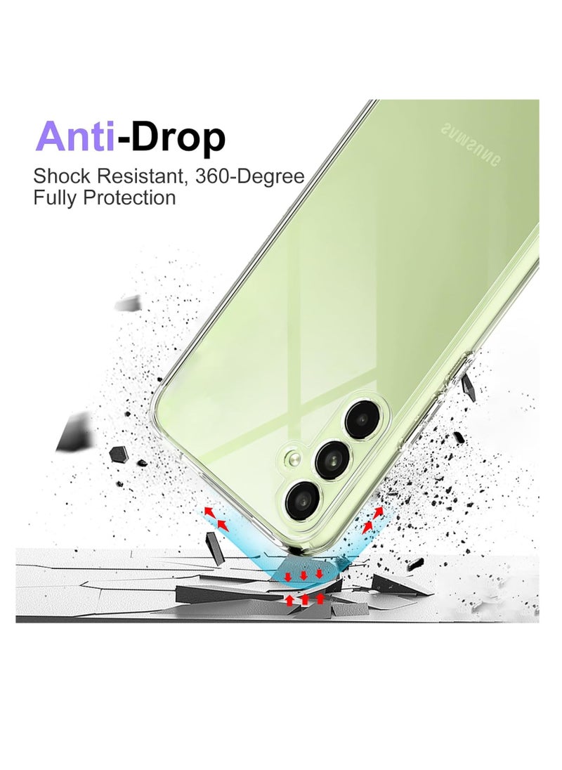 Generic - Crystal Clear Case for Samsung Galaxy A54 5G, Ultra Thin Soft TPU Silicone Protective Case, Anti Yellow, Scratch-Resistant, Shockproof, Stylish Lightweight Case for - Image 1