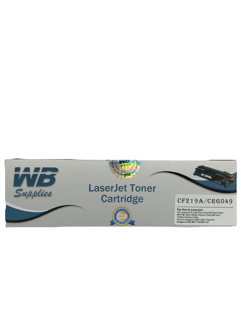 WB Compatible With Laser Drum Cartridge 19A CF219A Replacement For HP Laserjet Pro - M102/M130fn/M120w/M130fw - Image 1