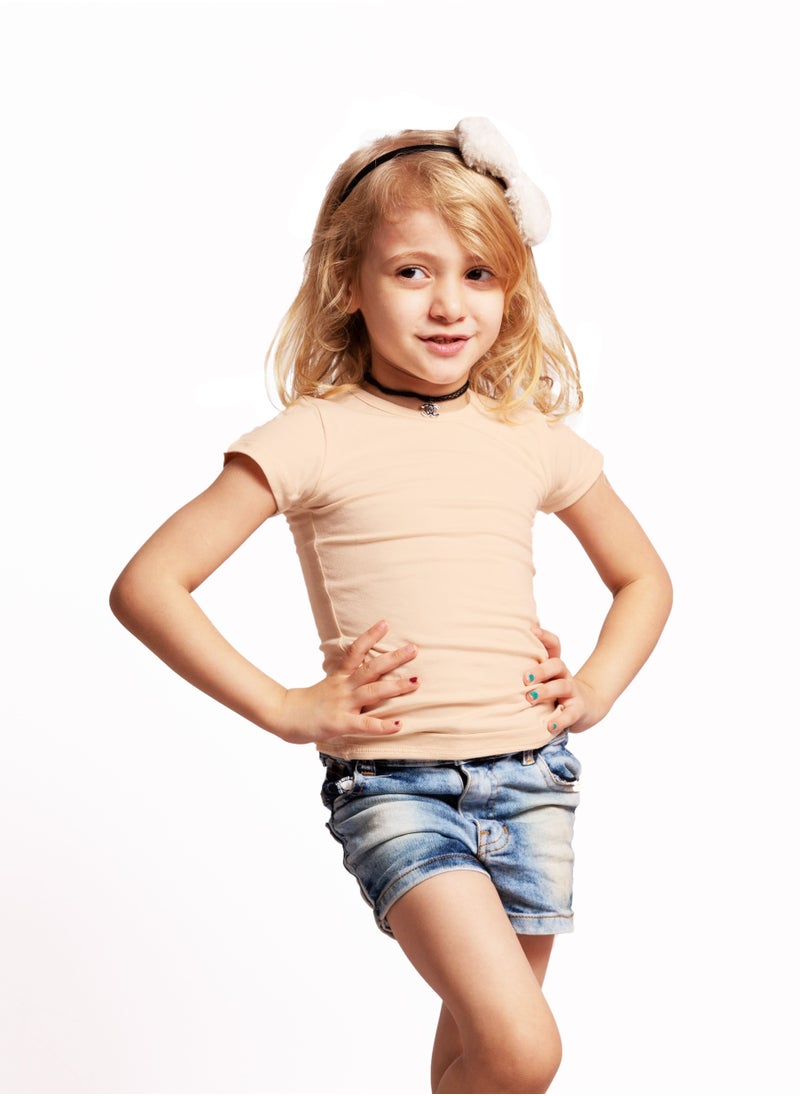 COMODO half sleeve beige egypt cotton 100%  - Image 2