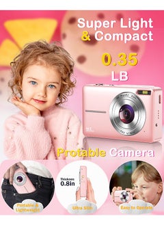 Autofocus Digital Camera for Kids - FHD 1080P 44MP - Rechargeable Compact Mini Camera with 16X Digital - Portable Pocket Camera - With 32GB Memory Card - pzsku/Z9E6A2FB46C7C78FED04DZ/45/_/1705563686/f20c29d4-2525-4e68-9015-7a2bc33f6ca3