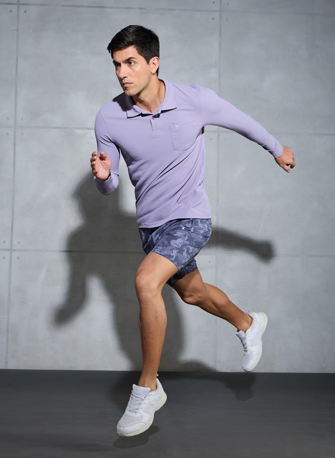 Technosport Solid 2-Way Stretch Camouflage Shorts - Image 4