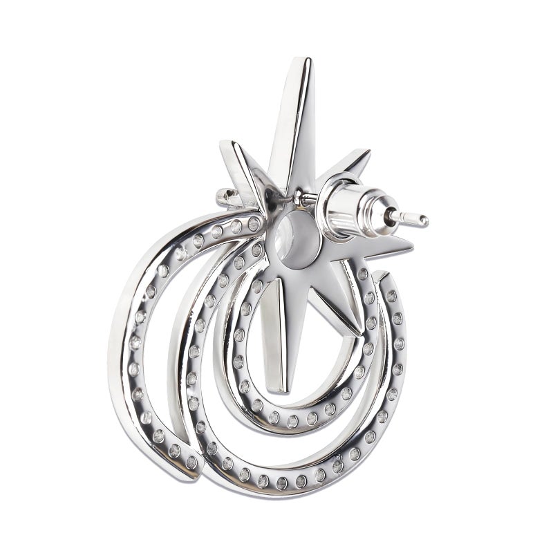 LINKOM Women Earrings Witch Ear Studs Alloy Six-Pointed Drop Earrings for Halloween Costume Accessories - Image 3