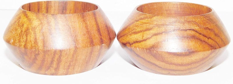 SHAFA IMPEX Classic Handmade Wooden Napkin Rings Dining Table Holders for Everyday, Holiday, Christmas, Thanksgiving, Farmhouse Decor (Brown,., Set of 12) - Image 3