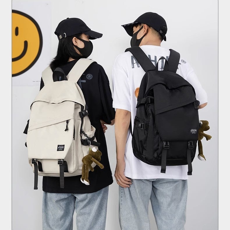 Ins Backpack, Simple and Versatile, Large Capacity Casual Travel Backpack for Men, Women, and Students - Image 3