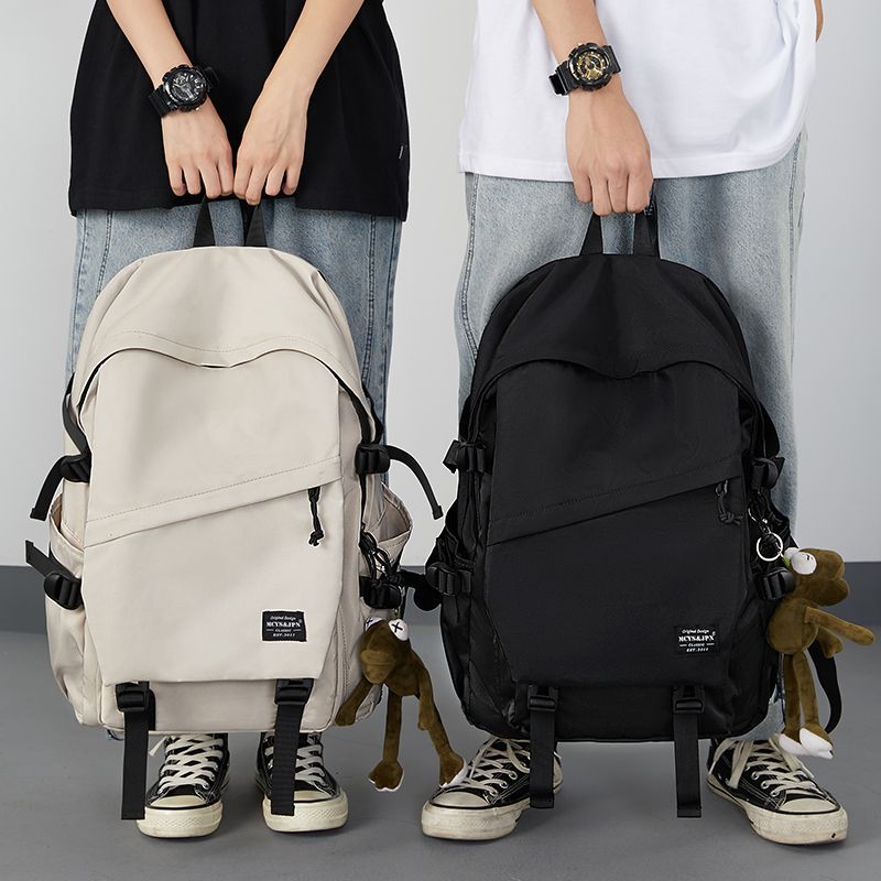 Ins Backpack, Simple and Versatile, Large Capacity Casual Travel Backpack for Men, Women, and Students - Image 1
