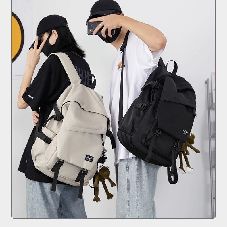 Ins Backpack, Simple and Versatile, Large Capacity Casual Travel Backpack for Men, Women, and Students - Image 2
