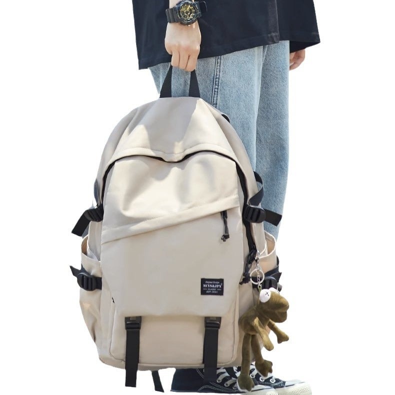 Ins Backpack, Simple and Versatile, Large Capacity Casual Travel Backpack for Men, Women, and Students - Image 5