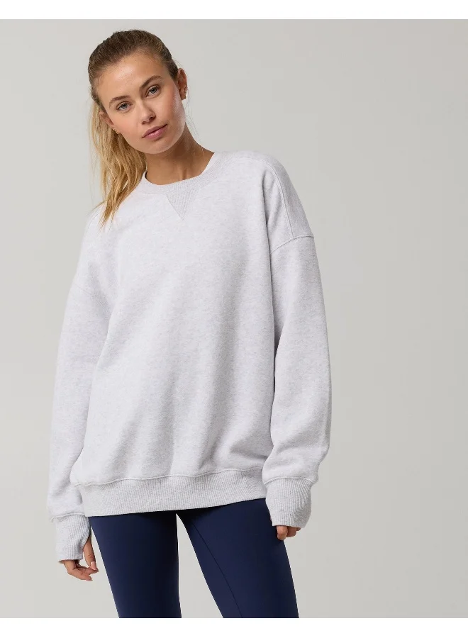 آري من امريكان ايجل OFFLINE By Aerie Cloud Fleece Crewneck Sweatshirt