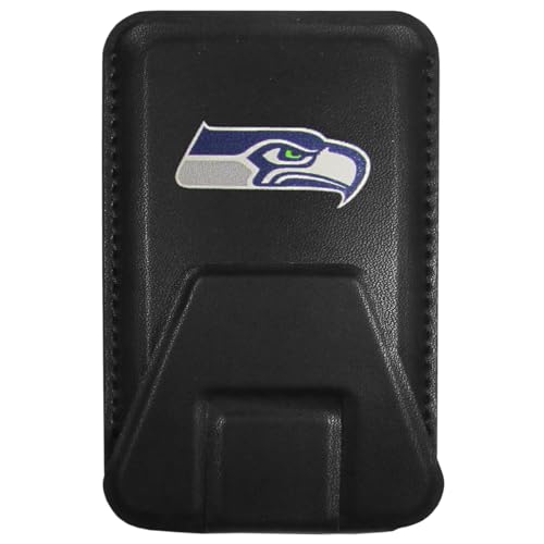 Siskiyou Sports Seattle Seahawks Magnetic Phone Wallet Black One Size - Image 1