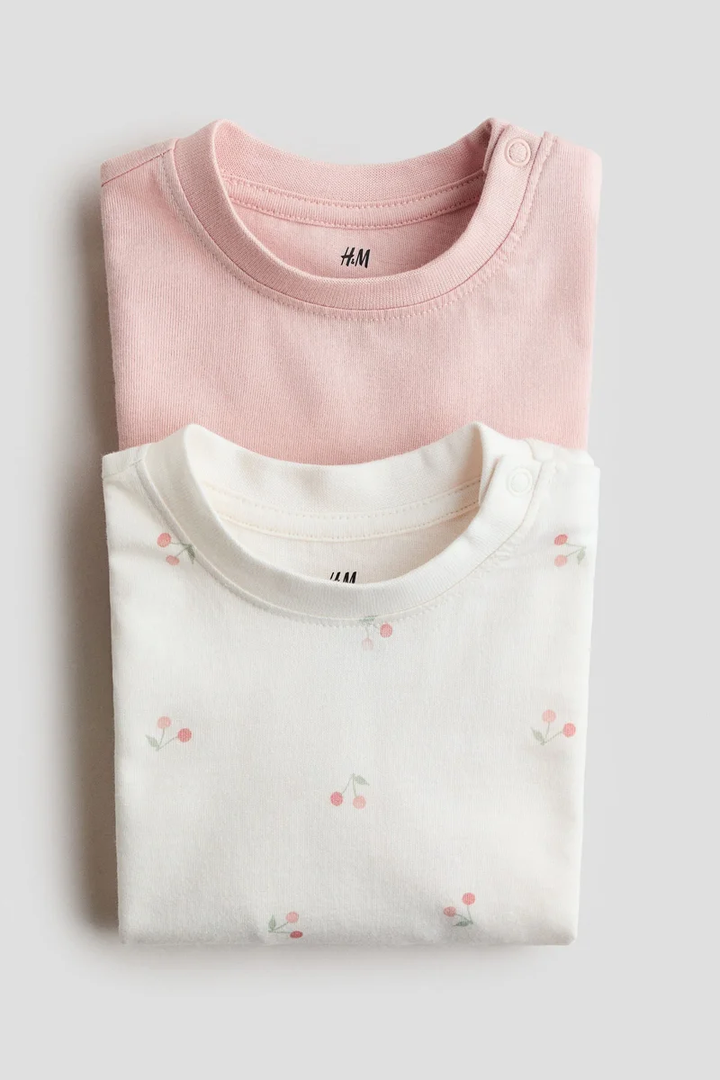 H&M 2-pack long-sleeved jersey tops
