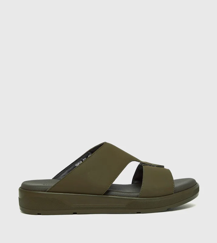 Steve Madden Green Men's Comfort Sandals