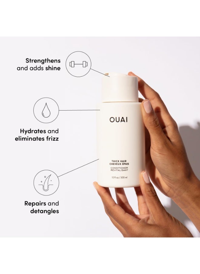OUAI Thick Hair Conditioner 300ml - Image 4