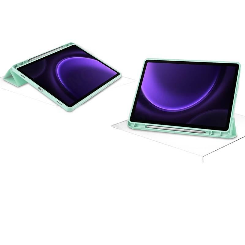 Samsung S7 FE Case Samsung Tab Compatible with Samsung Galaxy Tab S7 FE with Pencil Holder in White - Image 3