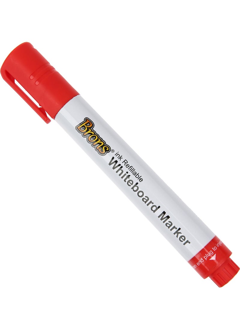Brons Refillable Whiteboard Marker Set of 4 (BR-991)  - Image 2