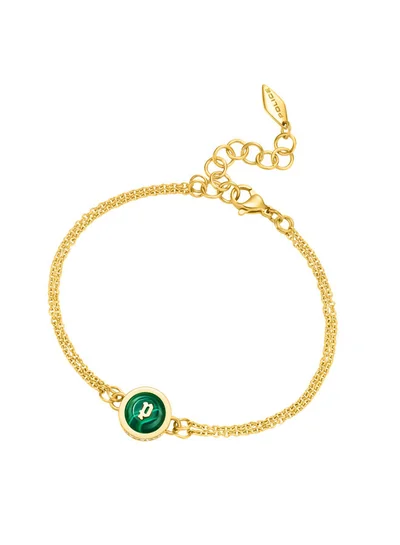 POLICE Beaming Bracelet for Women Gold Plating with MalachitePEJLB0001504