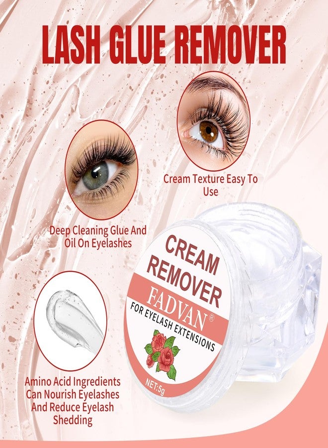 FADVAN Lash Remover Gel 5g - Professional Eyelash Extension Remover, Gentle & Quick Eyelash Glue Remover, Low Irritation for Sensitive Skin, Travel Friendly - Image 5