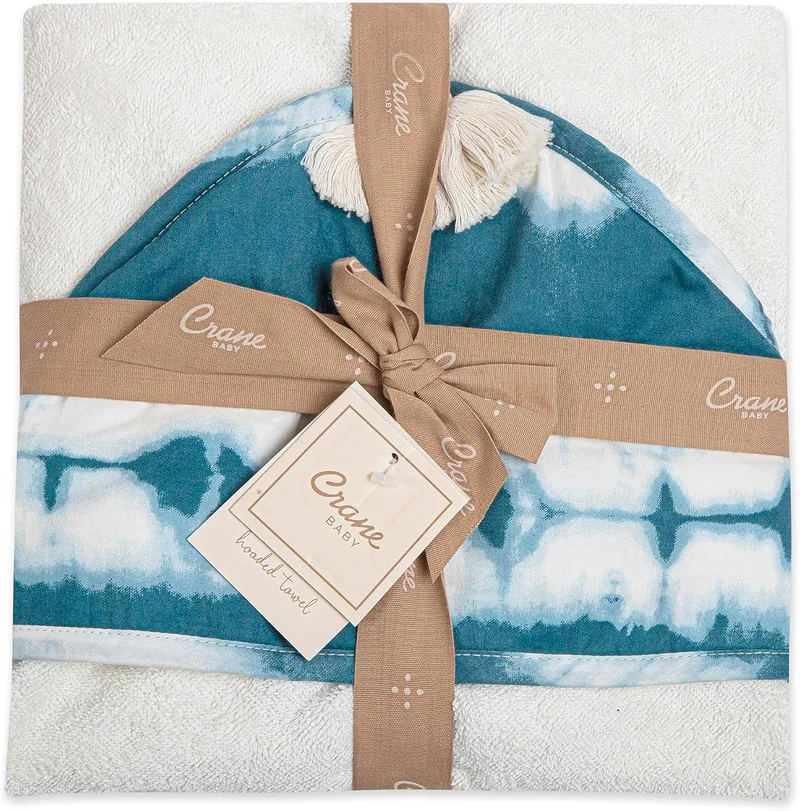 Crane BABY Crane Baby - Caspian Hooded Towel