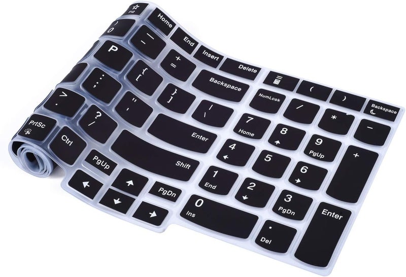 OJOS Keyboard Cover for Lenovo Thinkpad E15, L15, T15, P15, P52, P72, P53, P73, T15 Plus - Black - Image 5
