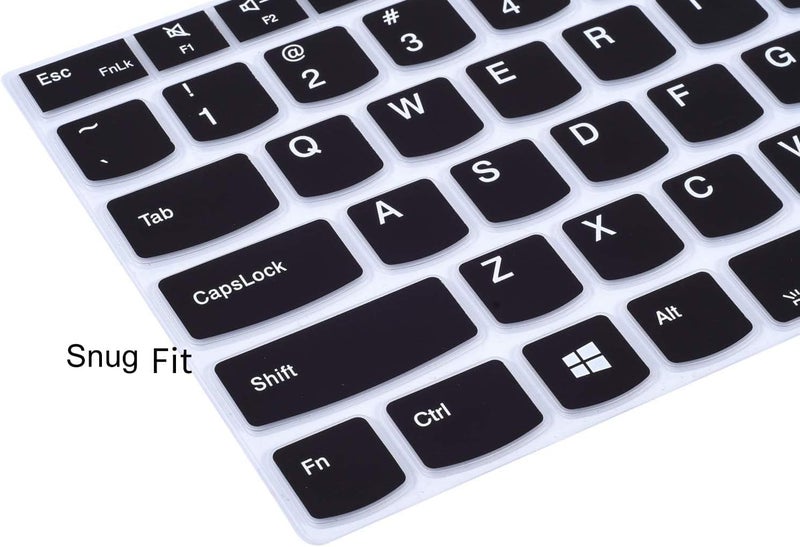 OJOS Keyboard Cover for Lenovo Thinkpad E15, L15, T15, P15, P52, P72, P53, P73, T15 Plus - Black - Image 3