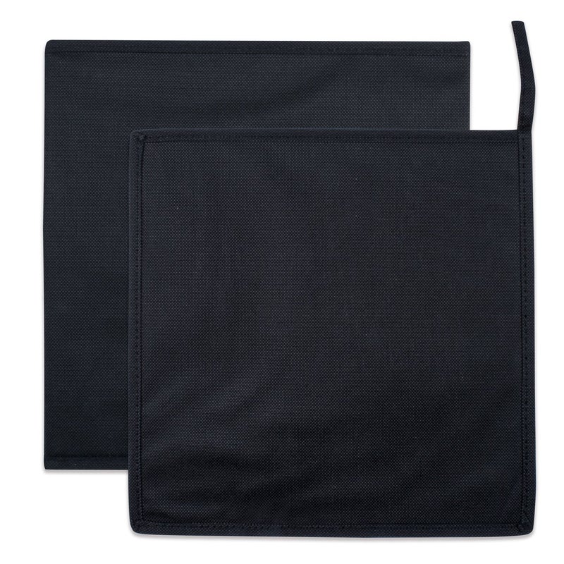 DII Non Woven Fabric Storage Bin Collection Collapsible Organizer Cube, Small Set, 11x11x11", Black, 2 Count - Image 5
