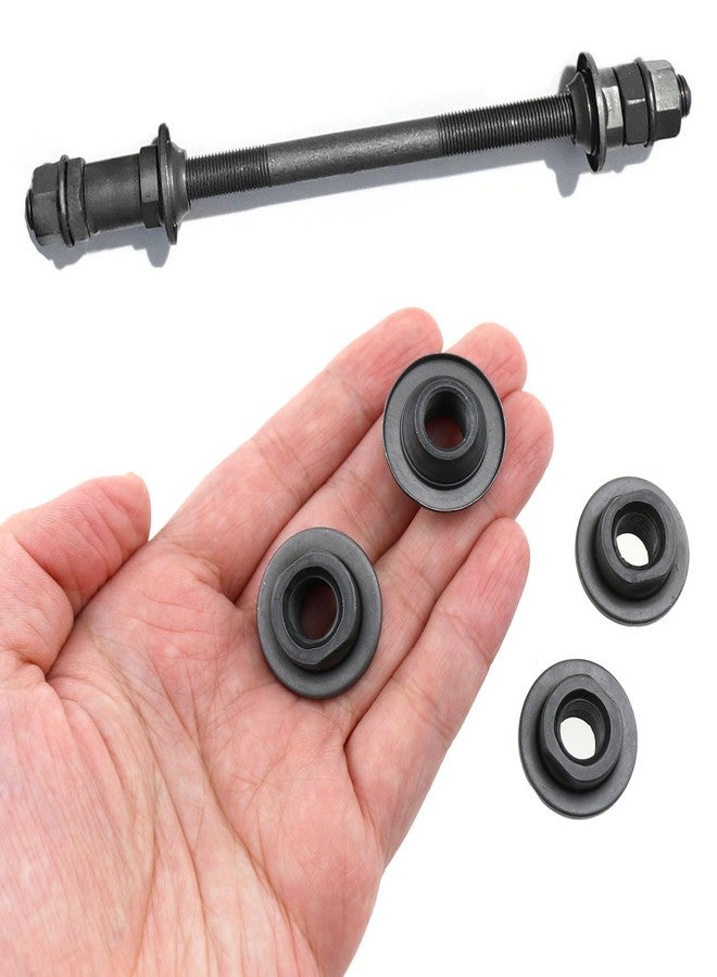 LUORNG 4PCS Wheel Nut Bicycle Rear Axle Gear Black Mountain Bicycle Axle Nut Fit Bicycle Wheel Hub Mount Repair - Image 5