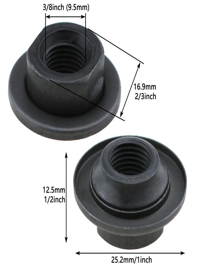 LUORNG 4PCS Wheel Nut Bicycle Rear Axle Gear Black Mountain Bicycle Axle Nut Fit Bicycle Wheel Hub Mount Repair - Image 3