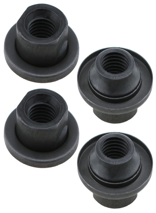 LUORNG 4PCS Wheel Nut Bicycle Rear Axle Gear Black Mountain Bicycle Axle Nut Fit Bicycle Wheel Hub Mount Repair - Image 1