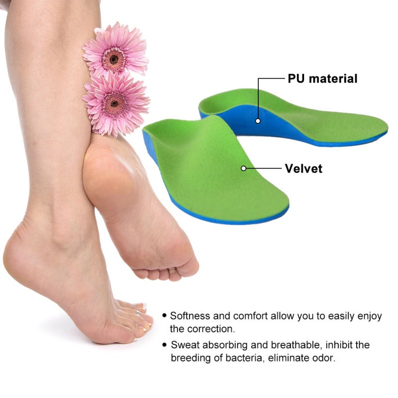 Orthopedic Insoles 3 Sizes Sweat-Wicking - Shock-Absorbing Arch Support for Flat Feet, Running, Hiking Foot Pain Relief - Image 5