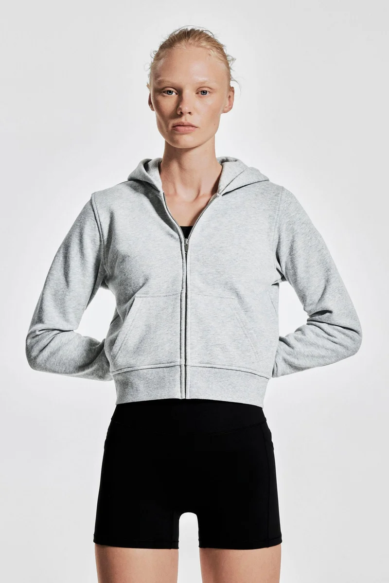 H&M Zip-through sports hoodie