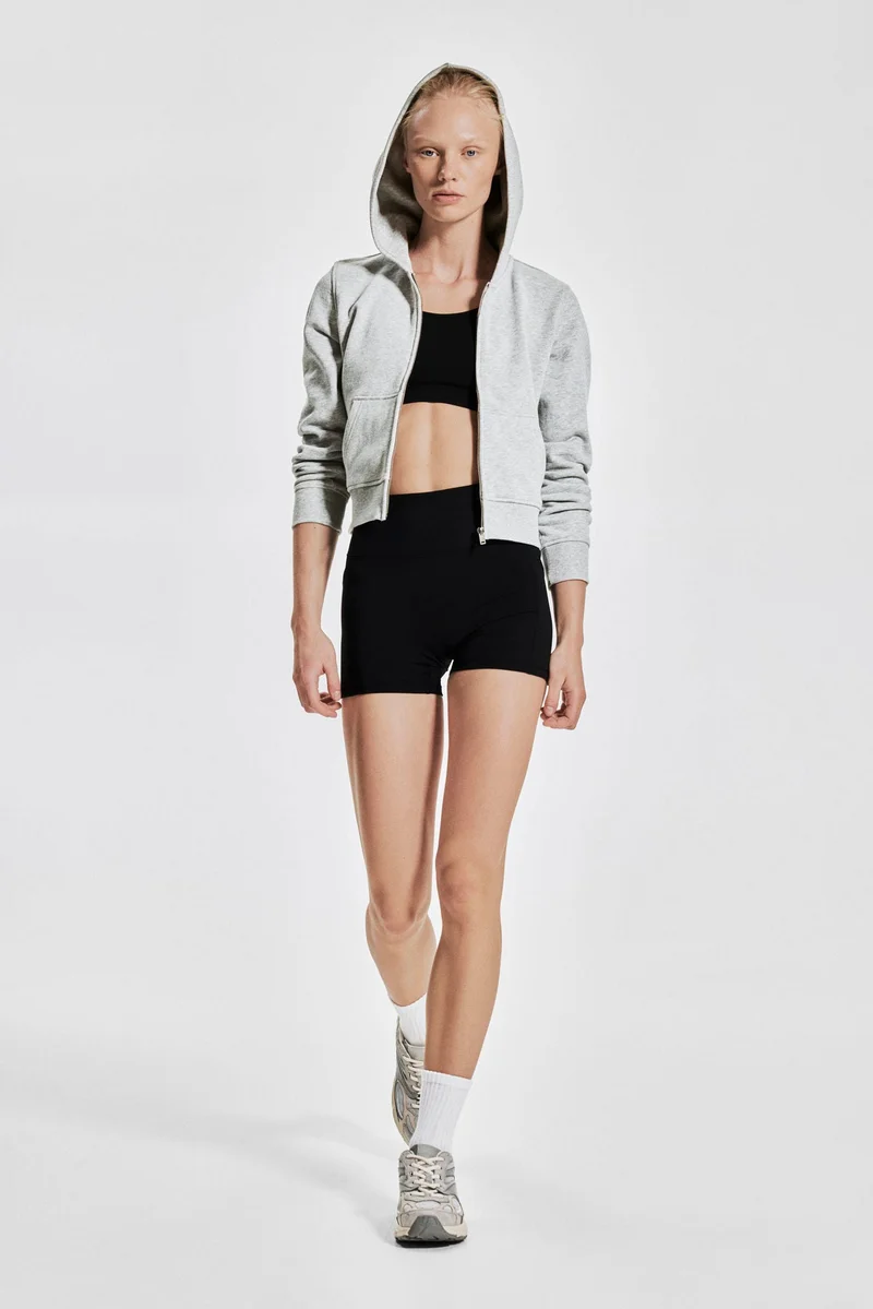 H&M Zip-through sports hoodie