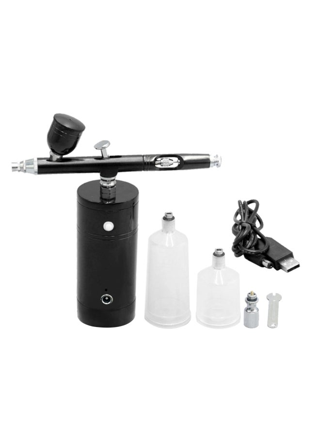 NIBEMINENT Portable Rechargeable USB Airbrush Kit Black 19.00X6.00X17.00cm  - Image 1