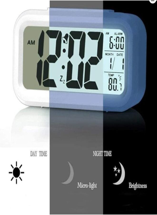 DLC LED Digital Electronic Alarm Clock With Calendar And Thermometer  - Image 3