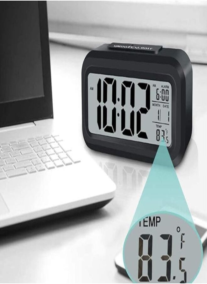 DLC LED Digital Electronic Alarm Clock With Calendar And Thermometer  - Image 4