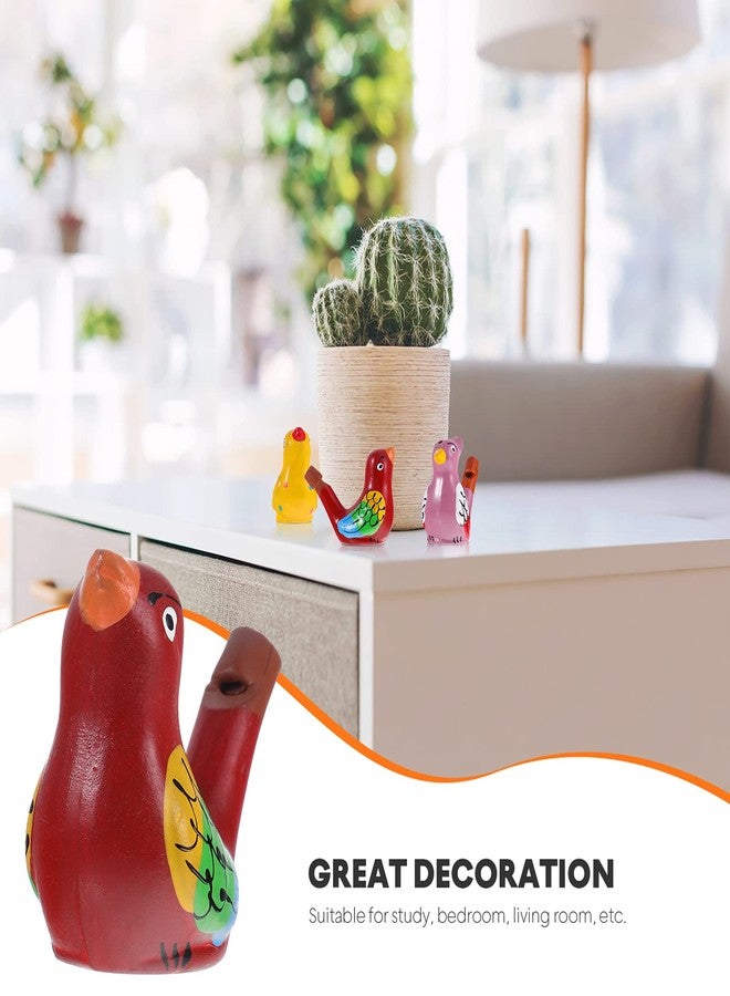 TOYANDONA Warbling Bird Whistle 6Pcs Bird Water Whistles- Funny Ceramic s Noise Makers Musical Call Warbling s for Kids Adults Party Favors Kids - Image 5