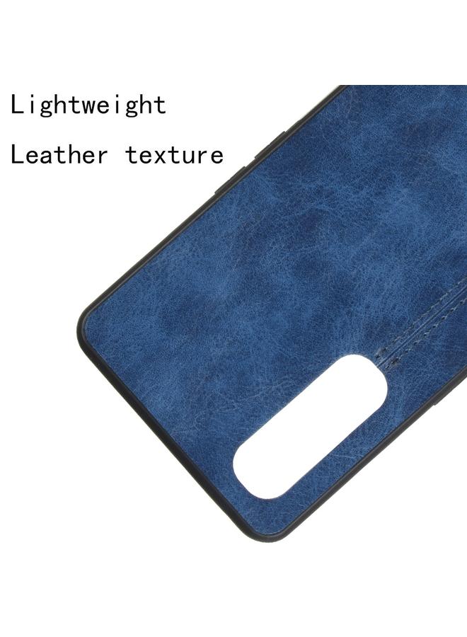 S-TOP Case For Oppo Reno3 Pro Shockproof Sewing Cow Pattern Skin PC + PU + TPU Case - Image 4