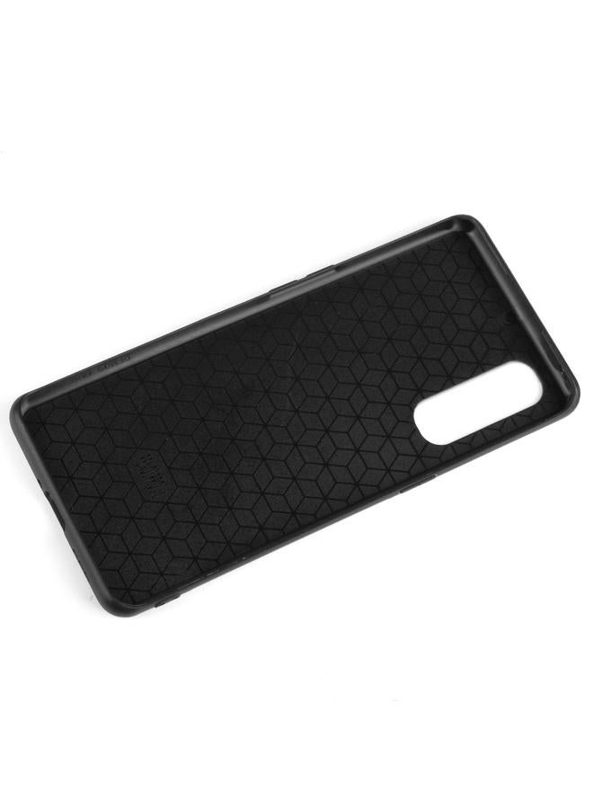 S-TOP Case For Oppo Reno3 Pro Shockproof Sewing Cow Pattern Skin PC + PU + TPU Case - Image 5