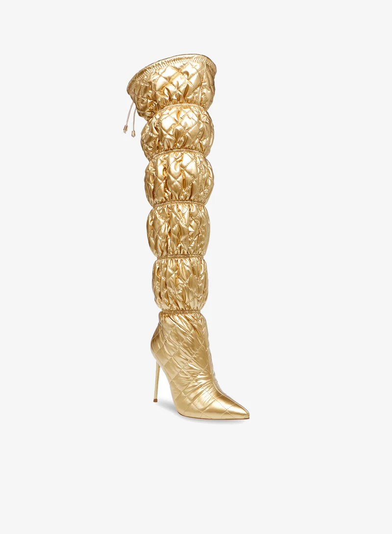 STEVE MADDEN Steve madden silhouette gold women's boots