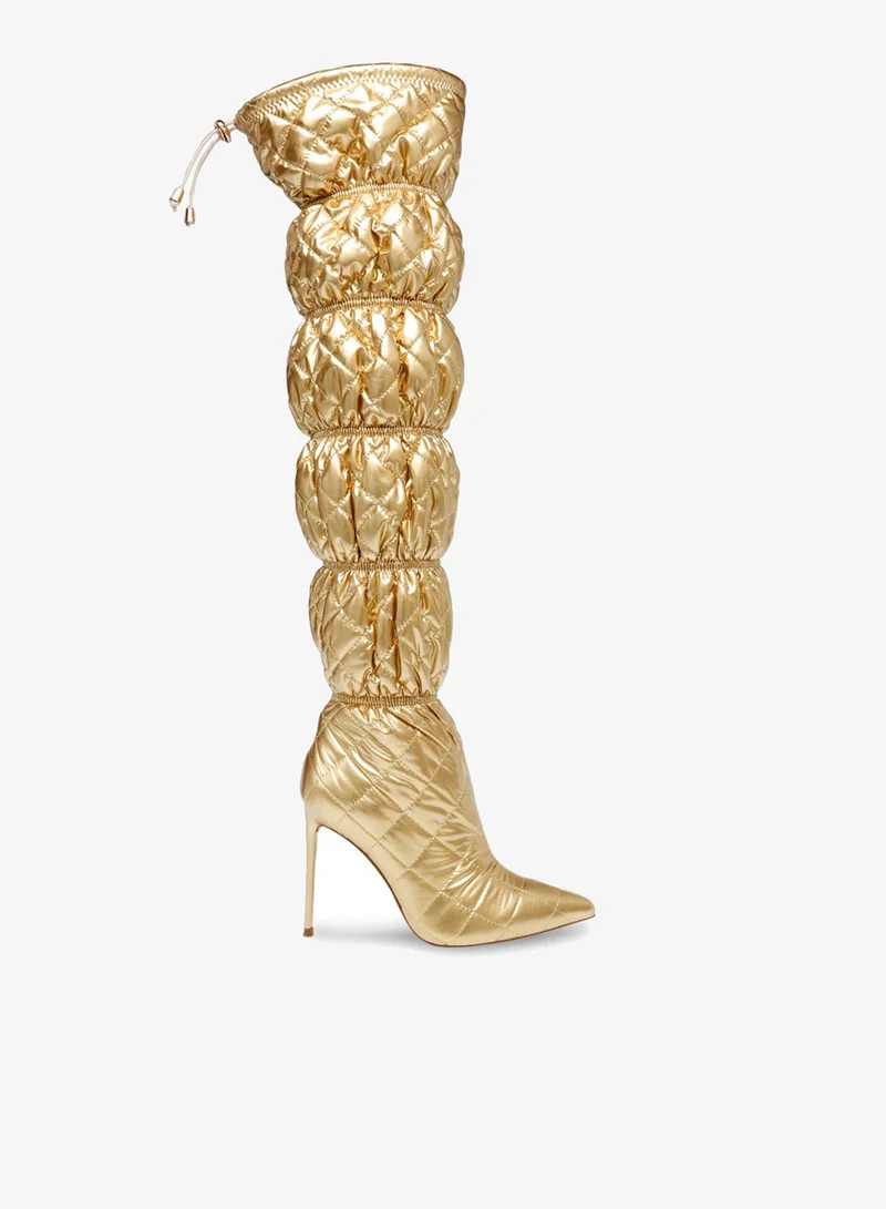 STEVE MADDEN Steve madden silhouette gold women's boots