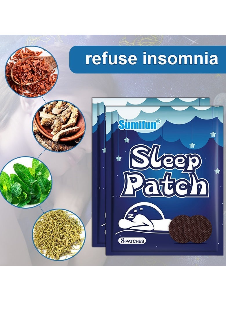 Sumifun لصقة النوم لتخفيف الأرق والتهيج وتحسين جودة النوم 8 قطع - Image 5