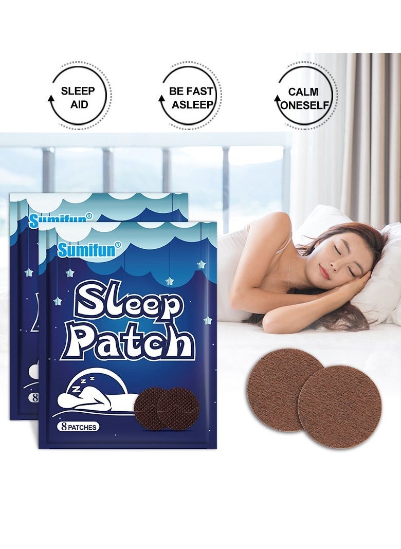 Sumifun لصقة النوم لتخفيف الأرق والتهيج وتحسين جودة النوم 8 قطع - Image 3