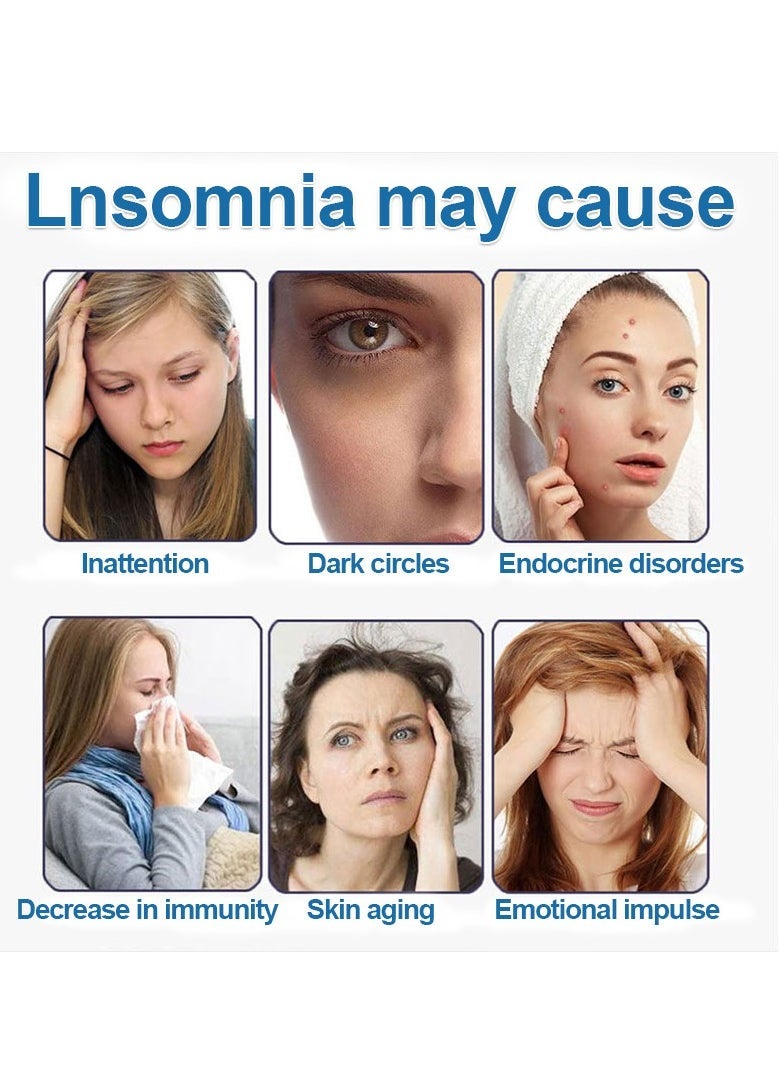 Sumifun لصقة النوم لتخفيف الأرق والتهيج وتحسين جودة النوم 8 قطع - Image 2
