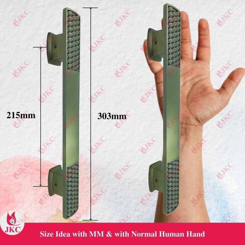 JKC Pan Antique Door Handles for Main Door Handle 8 InchWardrobe Handle for Home Decoration - Image 2