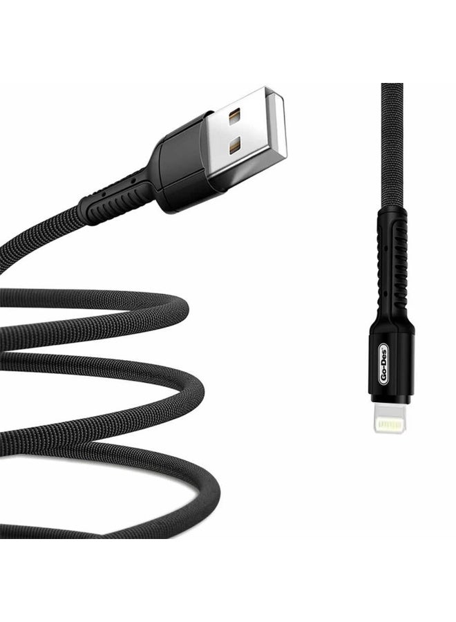 GO-DES 2M Data Cable Fast Charging USB to lightning Iphone GD-UC529IP - Image 3
