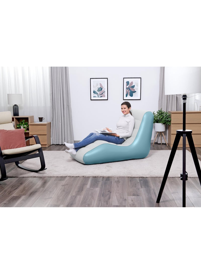 Bestway Bestway® 52.5" x 31" x 34.5"/1.33m x 79cm x 88cm Leisure Luxe Chaise Lounger 75127 - Image 2