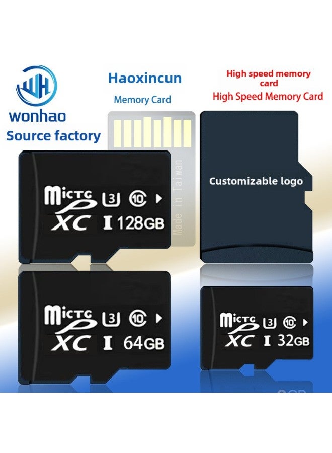 Direct 8G Memory Card 16G TF Card 32G64G Monitoring Driving Recorder 128G Mobile Phone Storage Card-Color:Small White Box-Capacity:128gb (high Speed C10-u3 Premium Edition)  - Image 2