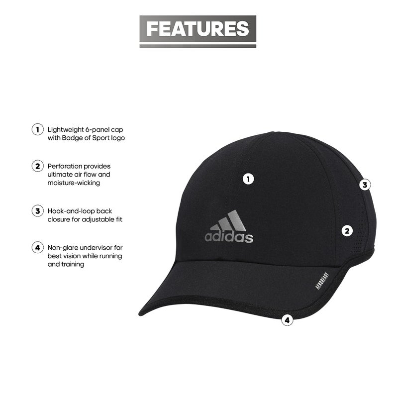 adidas Mens Superlite Hat â€“ Lightweight Athletic Running Cap for Workouts - Image 2
