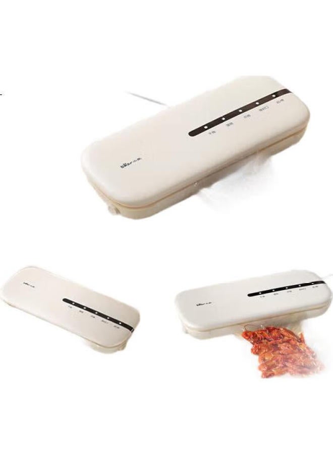 Bear Vacuum Sealer Wet And Dry Dual-Use Household Commercial High Power High Suction Automatic Mini Vacuum Packaging Sealing Machine Plastic Sealing Machine Anti-Taste Mixing - Image 3