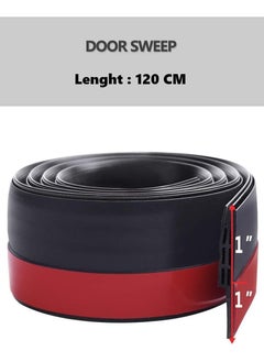 F.A.M.S Door Draft Stopper, Under Door Seal, Door Sweep for Exterior & Interior Doors, Door Bottom Draft Blocker Dust and Noise Insulation 120x2x5 cm  - Image 3