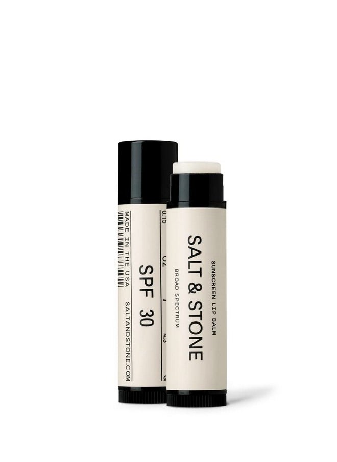 Salt & Stone - SALT & STONE Lip Balm SPF 30 (1 Pack) for Women & Men | Broad Spectrum Lip Protection | Water Resistant & Reef Safe | Restores Dry Cracked Lips | Cruelty-Free, Gluten-Free | Made in USA - Image 1