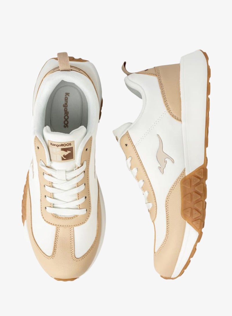 kangaROOS Womens Logo Detail Walking Shoes With Lace-Up Closure - Image 2